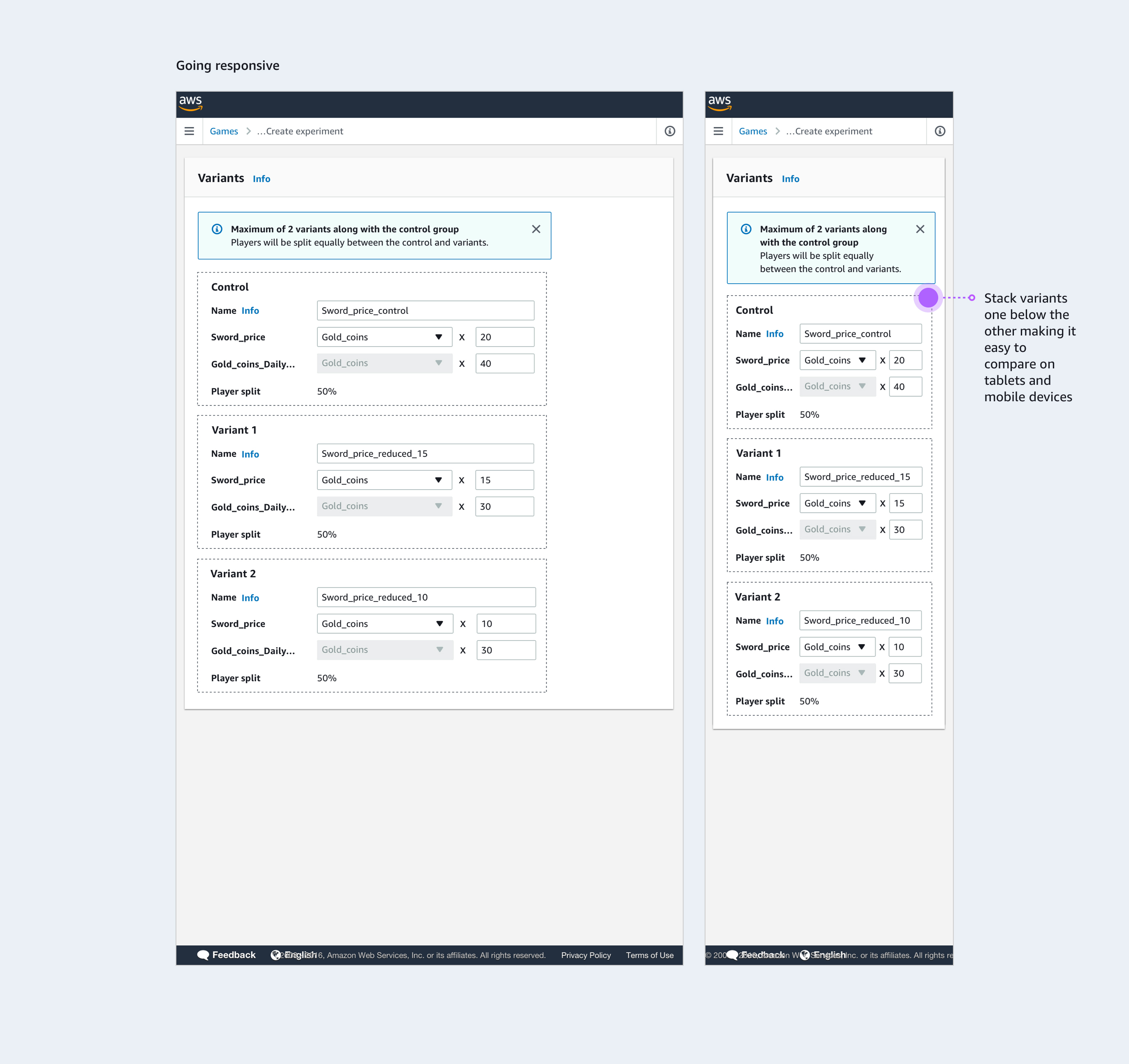 Responsive Variants